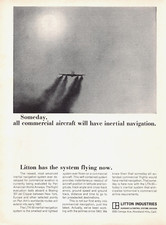 Litton Industries Guidance & Control Systems Div. Inertial Nav. Vtg Mag Print Ad picture