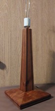 Vtg Craftsman Mission Style Wood Table Lamp Thomas Gallenberg Hand Crafted Art picture