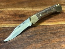 Rare Vintage USA Herco Cutlery FoldingHunter ClipPoint Pocket Knife Safety Award picture