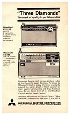 1964 Mitsubishi Radio Vintage Print Ad New York World's Fair Japan Pavilion picture