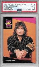 1991 ProSet Musicards Ozzy Osbourne #214 PSA 9 Black Sabbath * HOF * Superstars picture