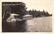 PC1/ Adirondacks New York ST Regis Falls RPPC Postcard c1938 Lake Ozonia 239 picture