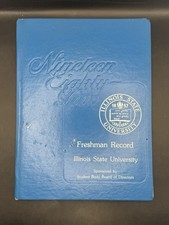 1986 Illinois State University Freshman Record Book ISU Student Guide Complete picture