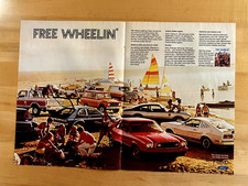 1976 Print Ad Ford Mustang II Cobra II Maverick Pinto Bronco F-100 Centerfold picture