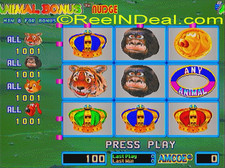 Amcoe Animal Bonus Nudge Cherry Master 8-Liner Slot PCB Skill ONLY Game Board picture
