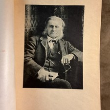 Victorian photogravure After photograph Of Life book page Thomas Henry Huxley picture