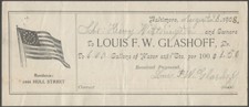 1908 Baltimore Ship Provisions Water Billhead Boat Schooner Henry Withington picture