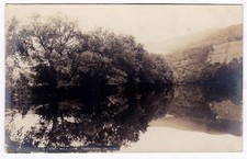 1907 Tunkhannock PA RPPC Real Photo Postcard Creek Above Mill Dam Wyoming RARE picture