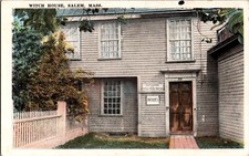 Postcard Salem Massachusetts Mass Witch House picture