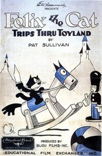 🎨Felix the Cat 'Trips Thru Toyland' Vintage Poster - 24x36” - Hi-Res💎 Print - picture