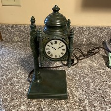 Rare Marshall Fields Quoizel Iconic State Street Chicago Tiffany Clock Lamp VGC picture
