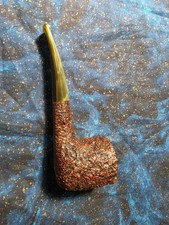 Vintage Castello Sea Rock KKK 19 Carlo Scotti Zulu Billiard Pipe picture