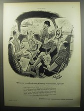 1951 Kimberly-Clark Paper Advertisement - cartoon by Richard Decker picture