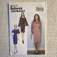 Butterick Fast & Easy B6479 Misses Dress Sewing Pattern Contemporary Original picture
