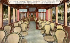 TILTON'S TROLLEY TRIP 1910 LOS ANGELES CA Sightseeing Tour POSTCARD picture