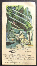 rare 1937 D89 SNOW WHITE BREAD 