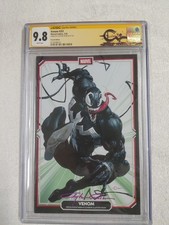 Venom 253 Clayton Crain Variant CGC 9.8 SS Signed Clayton Crain CUSTOM LABEL picture