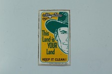 VTG Johnny Horizon Souvenir Sticker Badge This Land Is Your Land Conservation picture
