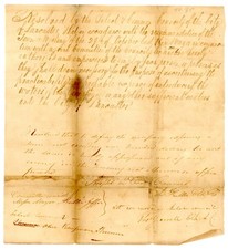 1825 Lancaster Pennsylvania Manuscript Resolution – City Council Selectmen Water picture