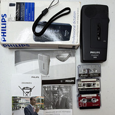 Philips LFH388 Pocket Memo + 3 Original Research Mini Cassettes ROAR Archive  picture