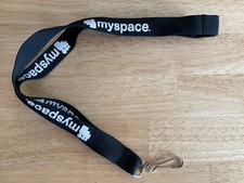 Myspace Lanyard  Rare Social Media Collectible - Large Font picture