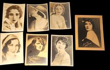 ​Vintage 1920s Silent Film Actress Arcade Cards Lot (7) Bebe Daniels Nita Naldi picture