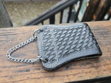 Vintage L. & A. Police Leather Belt Chain Heavy Duty Holster Hayward Ca. picture