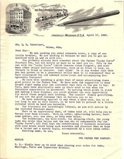 1900 Parker Pen Co. Lucky Curve Fountain Pen promotional let picture