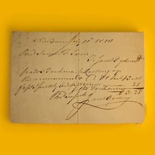 1818 Jacob Ogden & Fohrman Bishop Jarvis Monument Expense Receipt Episcopal picture