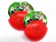 Snapi The Single Handed Salad Server, Watermelon, Rubber, Pack of 2 picture