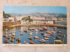 Vintage c. 1973 Postcard: The Harbour, Paignton England UK Great Britain Boats picture