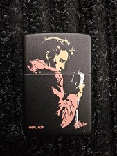 Vintage 2005 Elvis Presley King Memphis By Joe Petruccio Black Zippo Lighter picture