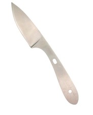 Mini Caper - KNIFE MAKING BLANK - Stainless Steel FIXED BLADE picture