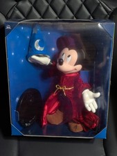 Vintage 2000 Disney Mattel Collector Dolls Mickey Mouse Fantasia Sorcerers Nib picture
