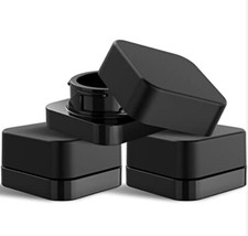 5ml Child Resistant Square Cube Glass Concentrate Jar (Lids Only) Black  (250pk) picture