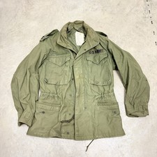 Vintage 1970s US Army M65 Field Jacket OG-107 Alpha Industries Small Short picture