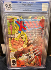 Marvel Uncanny X-Men #213 CGC 9.8 Wolverine Sabretooth 25th Ann 1987 picture