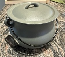 Very Rare Smith and Clark Cast Iron Cauldron 4 QT  SAGE GREEN 2026 Halloween NWT picture