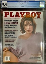 PLAYBOY MAGAZINE SEPTEMBER 1998 v45 #9 LISA RINNA 9.4 CGC TOP POP MELROSE Place picture