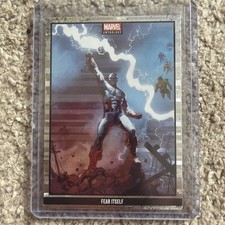 2025 Panini Marvel Anthology Fear Itself #77  Holo /50 Captain America picture