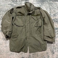 Vintage 60s M65 Field Jacket US Navy Seabees   Medium  picture