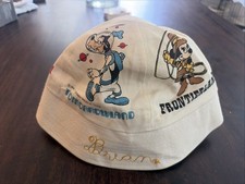 Disney Tomorrowland Frontierland Adventureland Fantasyland Hat 1970s-80s picture