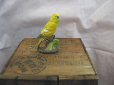 Vintage Porcelain Parakeet Figurine Japan 3 5/8