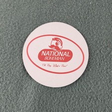 Vintage National Bohemian Beer Coaster - Mr. Boh - National Brewing Co. picture