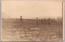1919 / Post-WWI Real Photo RPPC Postcard GENERAL PERSHING - 89th Div. Inspection picture