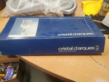 Vintage, with original box, Cristal d'Arques Longchamp Crystal Stemmed Glasses picture