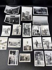 Vtg Lot Of  19 Family Photos Pictures Photographs Military, Farm picture