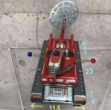Yonezawa Toys Tin Toy Car Space Tank X-5 Figure DDP picture