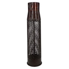 Military 75mm Shell Casing Trench Art M31A1B1 Recoilless Rifle Brass 1953 Date picture