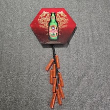 Vintage Tsingtao Beer New Year Light Up Flashing Sign Bar Restaurant Works picture